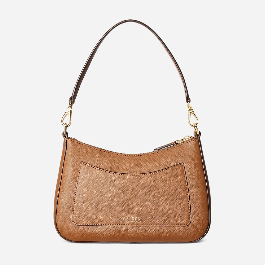  Crosshatch Leather Medium Danni Bag -  Lauren Tan