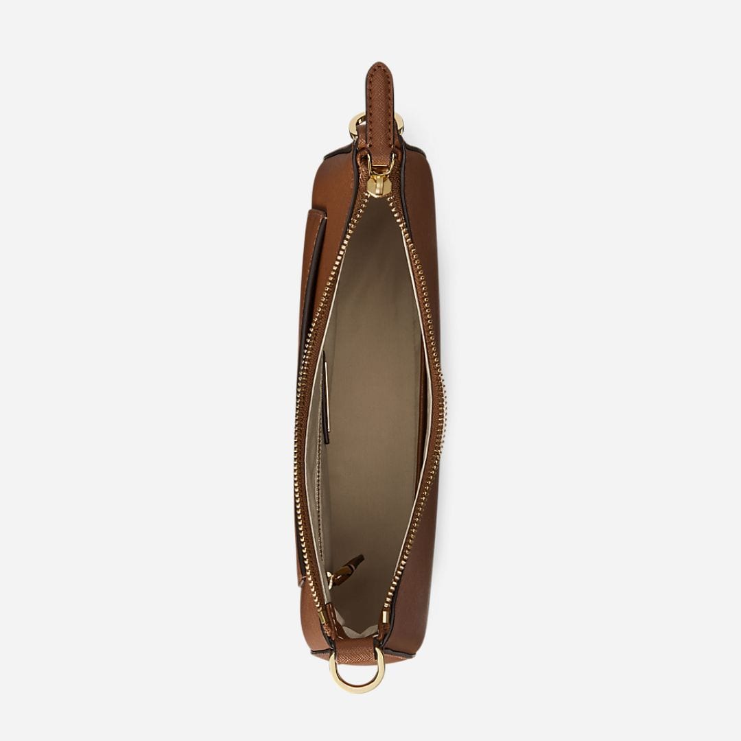  Crosshatch Leather Medium Danni Bag -  Lauren Tan