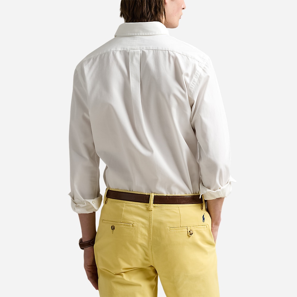 Custom Fit Twill Shirt - White