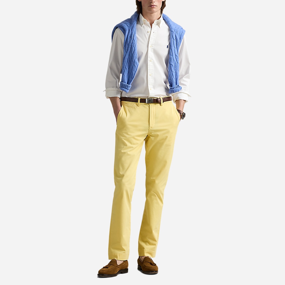 Custom Fit Twill Shirt - White