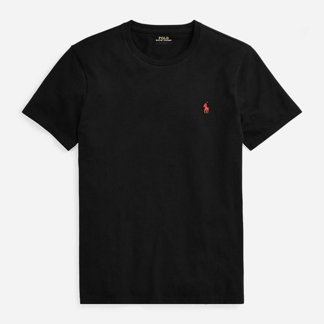 Custom Slim Fit Cotton T-Shirt - Black