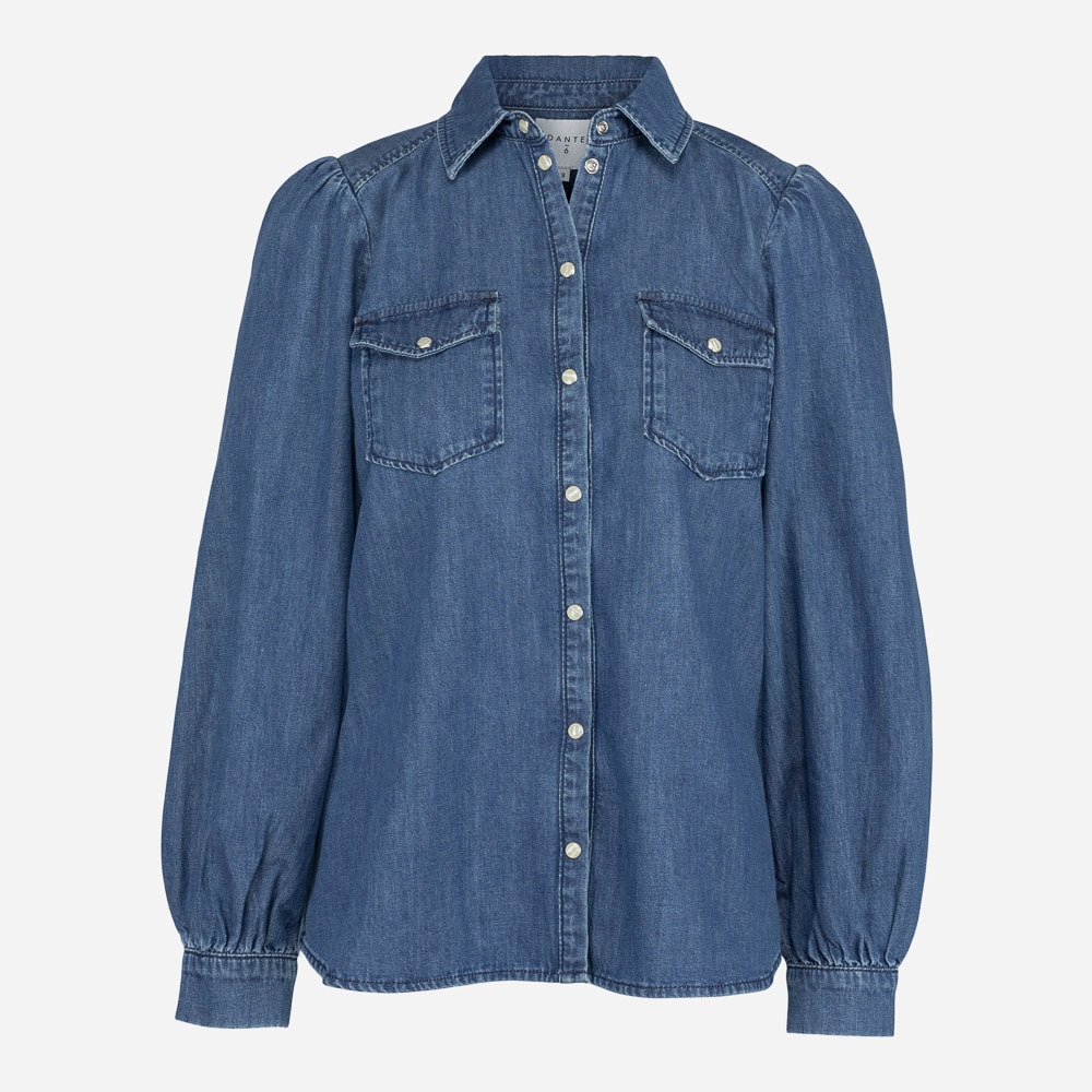 Percey Denim Blouse 515 Vintage Blue