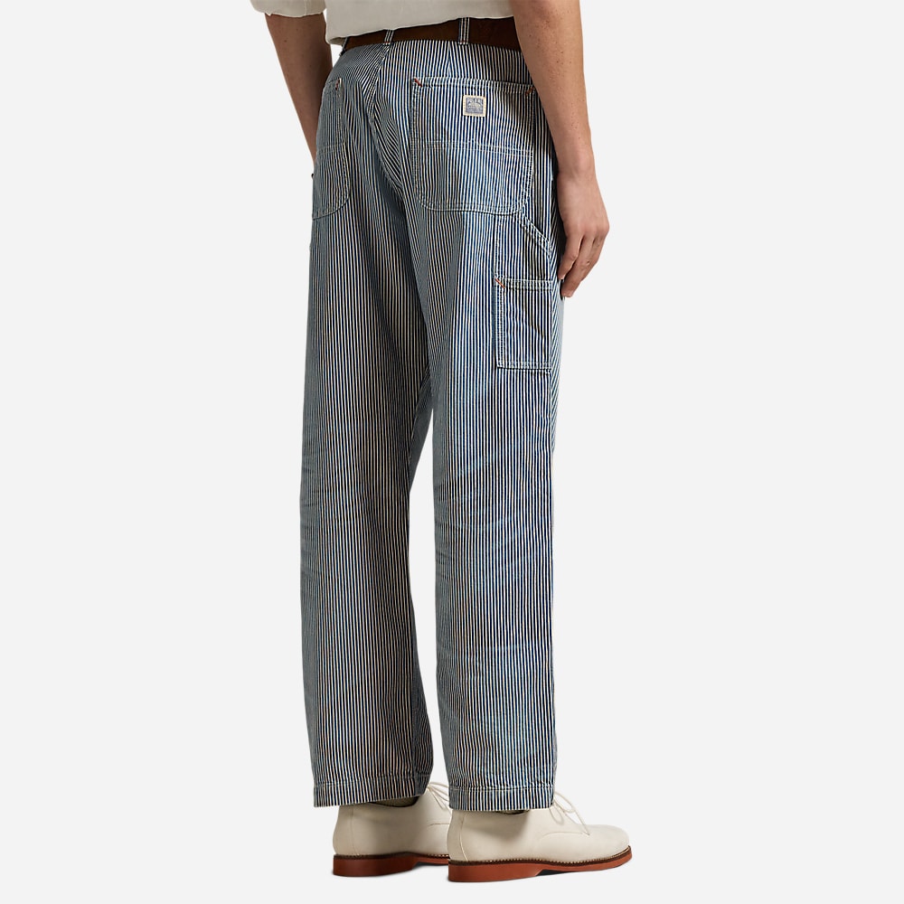 Dungaree Fit Indigo Hickory-Stripe Pant - Airstart