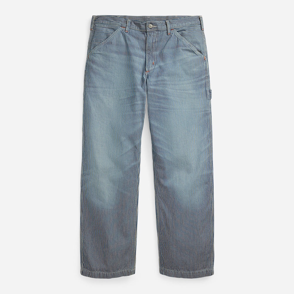 Dungaree Fit Indigo Hickory-Stripe Pant - Airstart