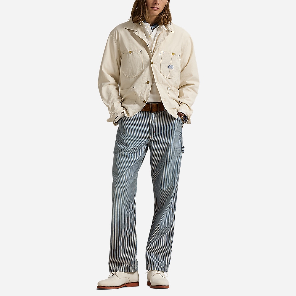 Dungaree Fit Indigo Hickory-Stripe Pant - Airstart