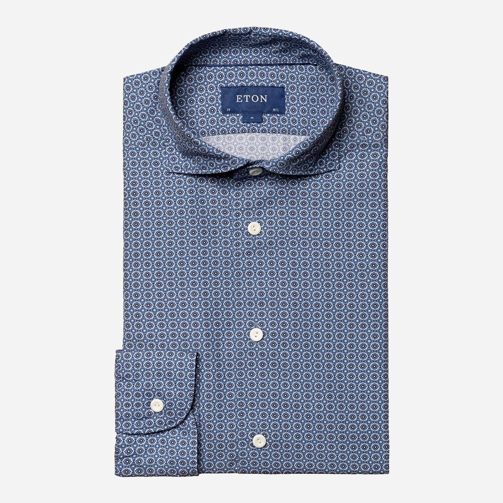 Slim Shirt Dark Blue