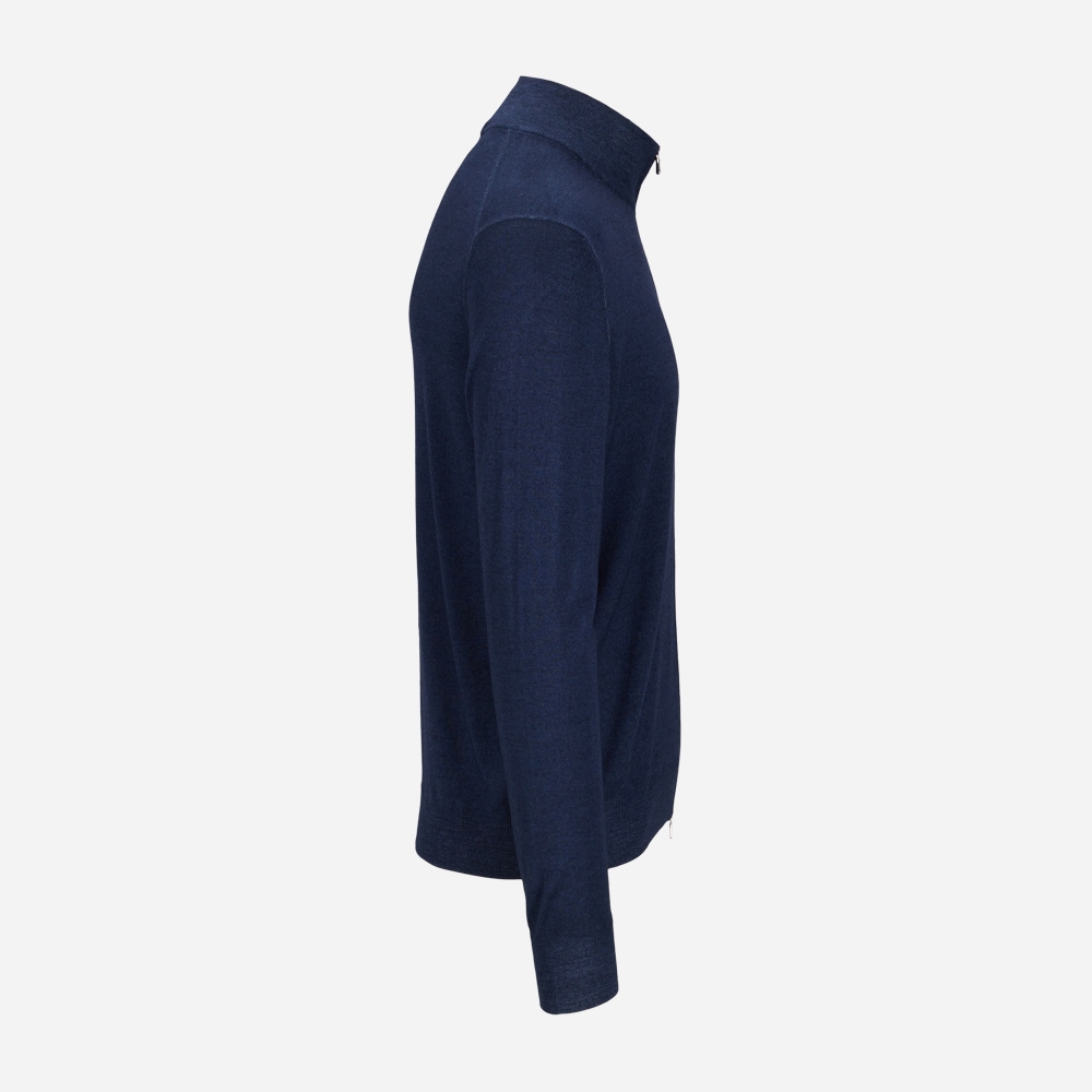 Full Zip Vintage Merino - 905 Navy