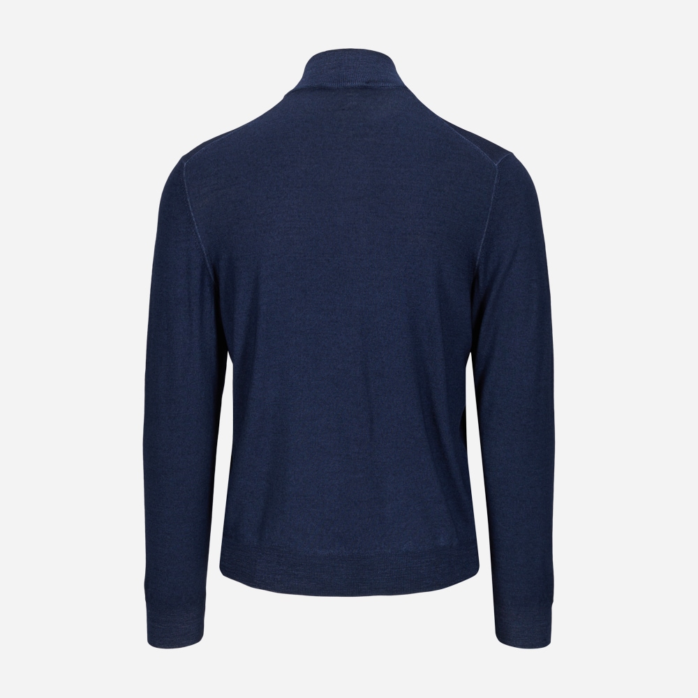 Full Zip Vintage Merino - 905 Navy