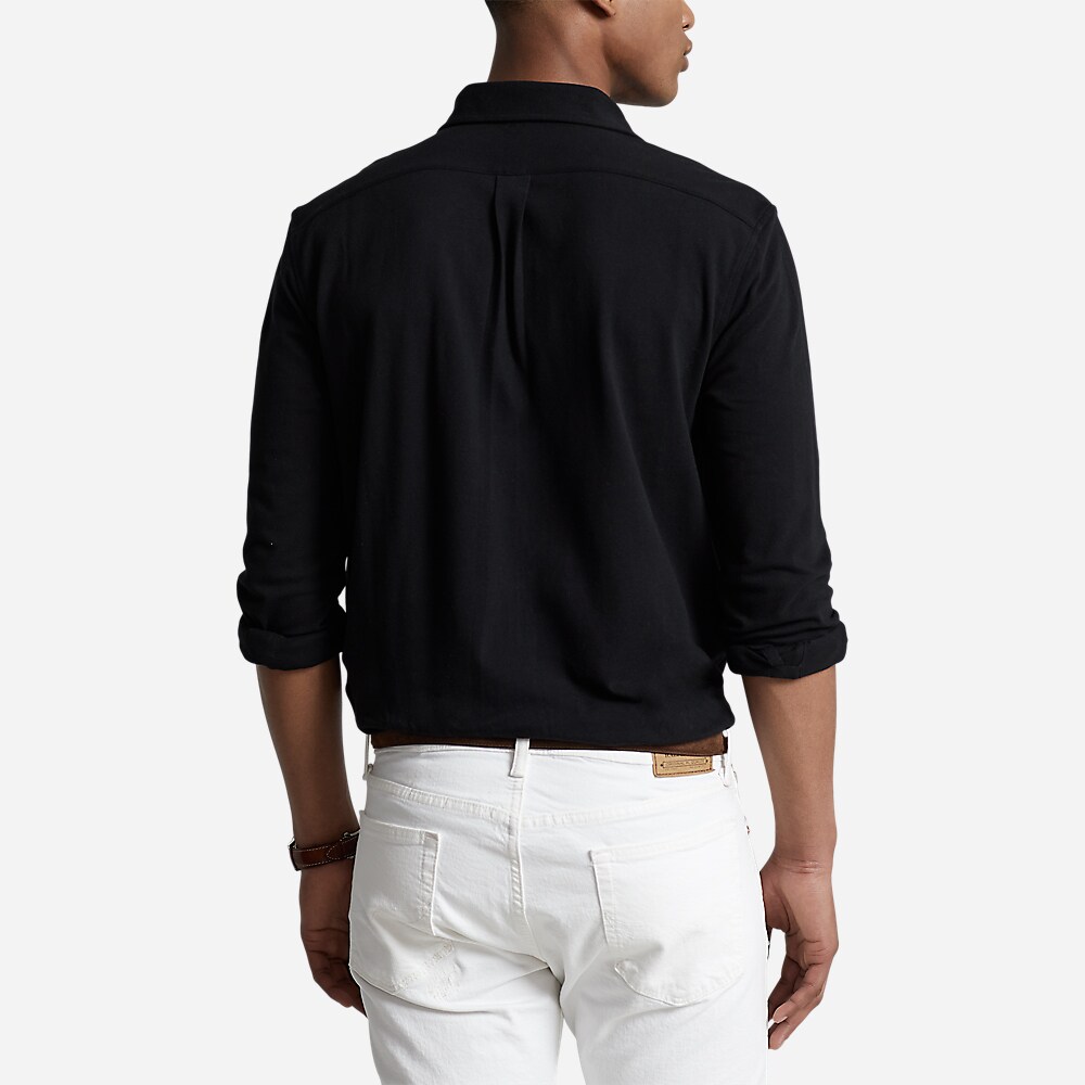 Featherweight Mesh Shirt - Polo Black