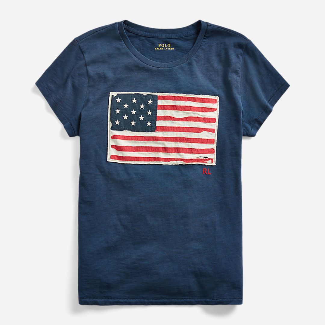 Flag Jersey Graphic T-Shirt -  Classic Royal