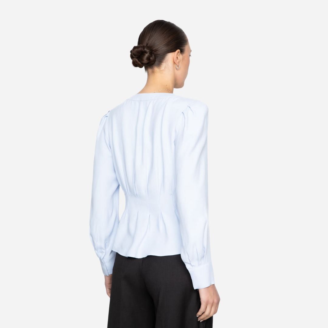 Flavia Blouse - Light Blue