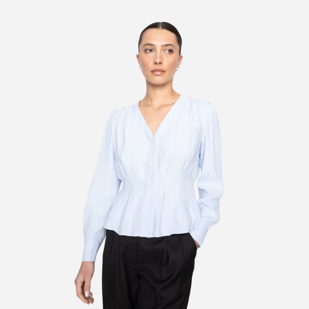 Flavia Blouse - Light Blue