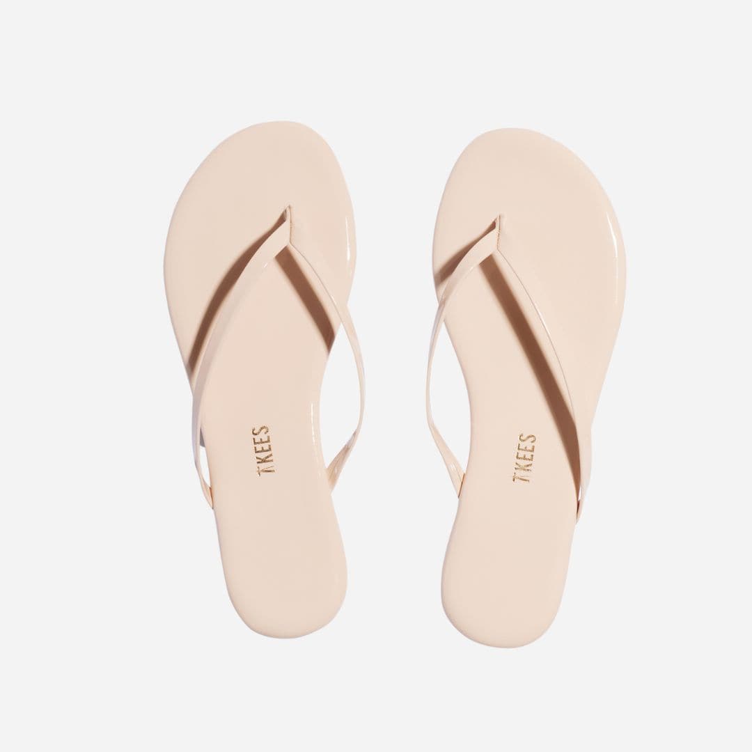 Foundations Gloss Flip Flop - Linen
