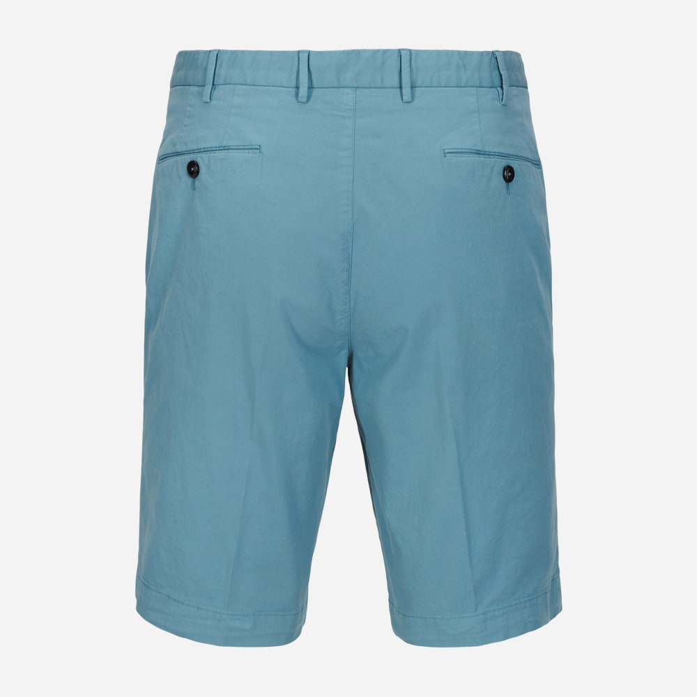 Gabardine Shorts - Azzurro Grigio