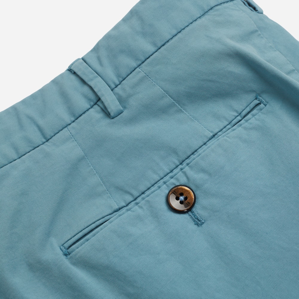 Gabardine Shorts - Azzurro Grigio