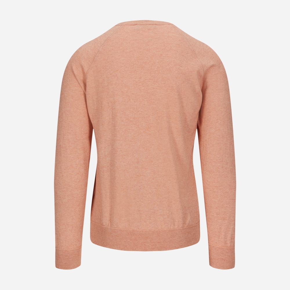 Crew Neck Cot/Cash 335 Peach