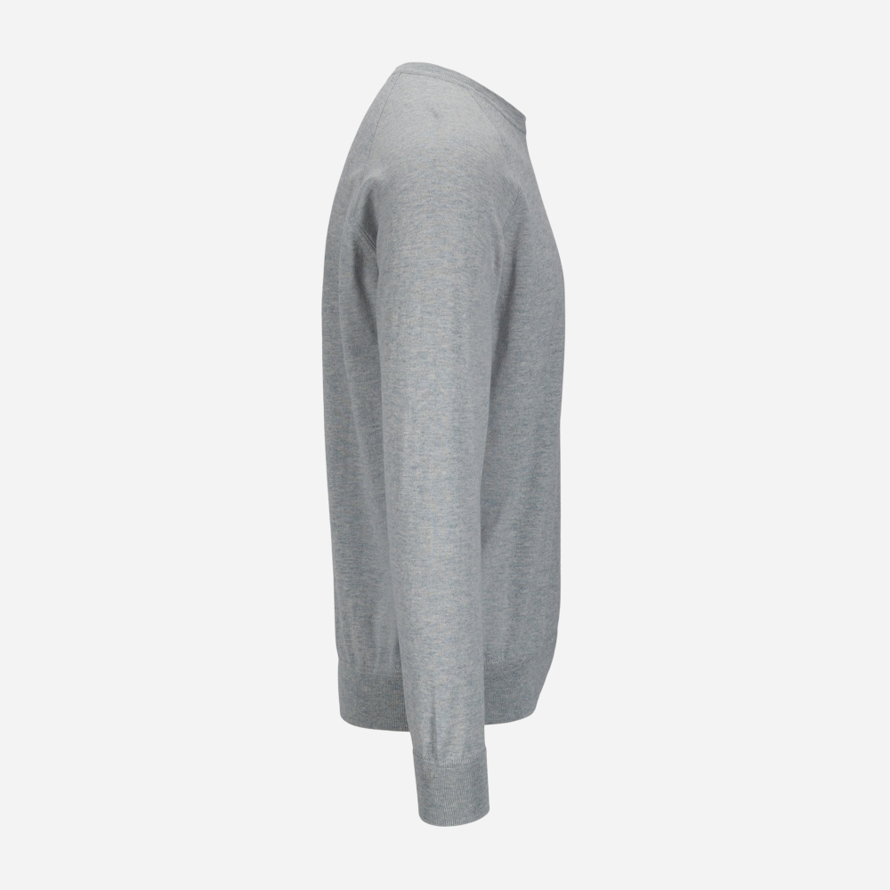 Crew Neck Cot/Cash 050 Light Grey