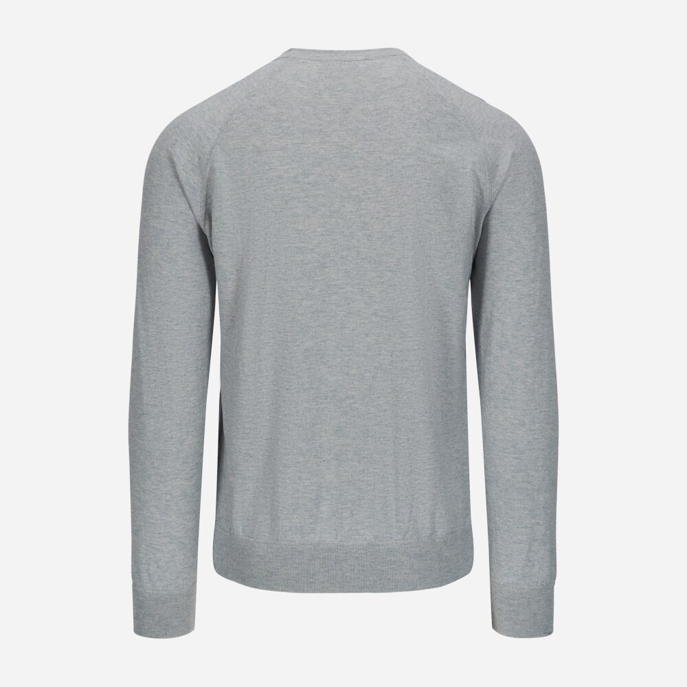 Crew Neck Cot/Cash 050 Light Grey