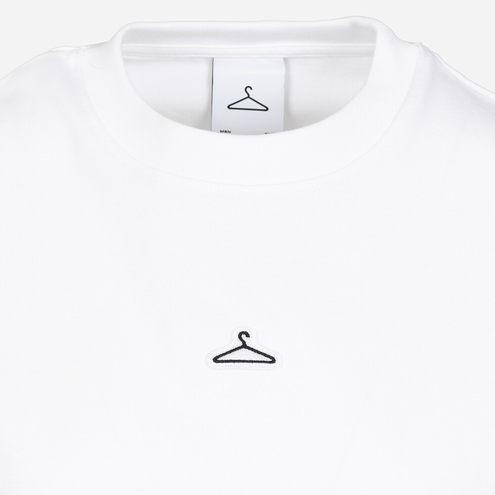 Hanger Crop Tee White