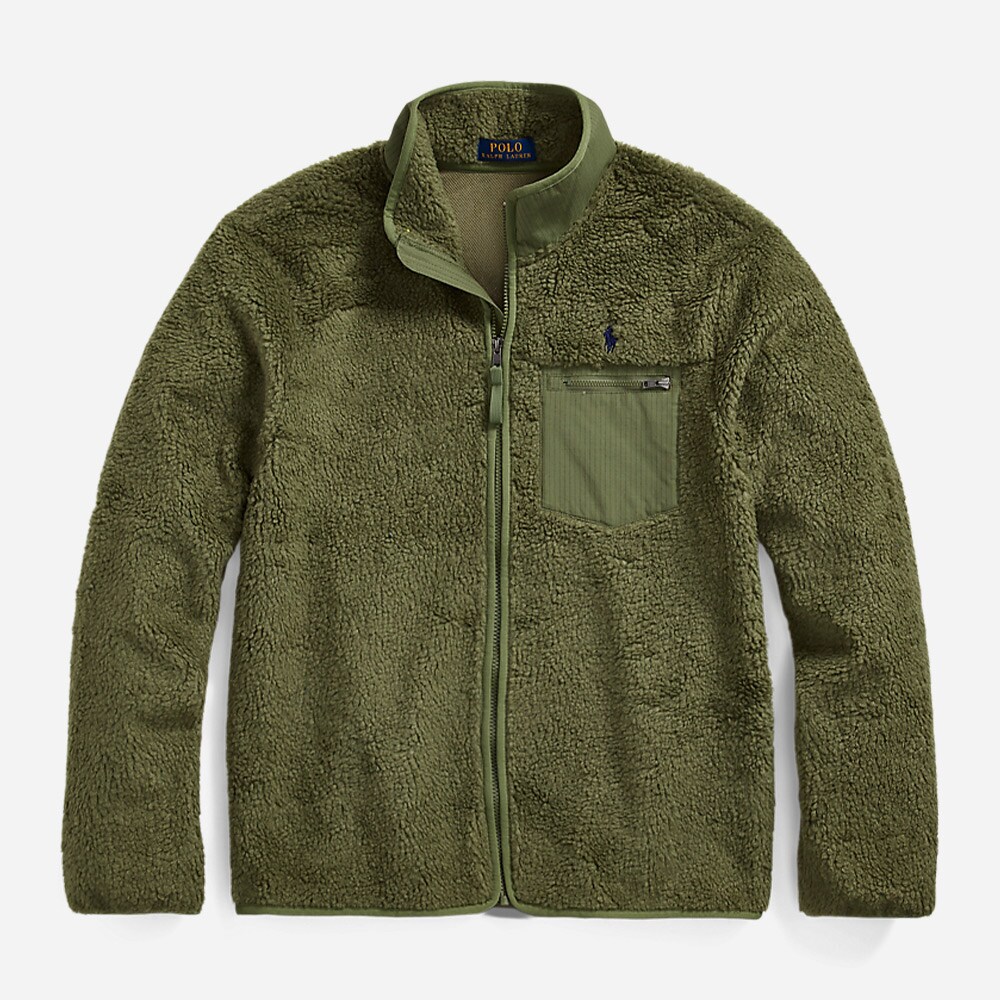 Lsfzm3-Long Sleeve-Full Zip Olive
