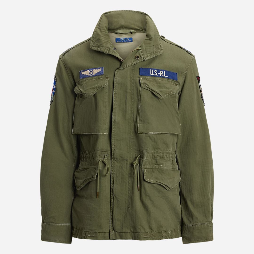  Icnc Fld Jkt -  Olive Mountain W/ Patches