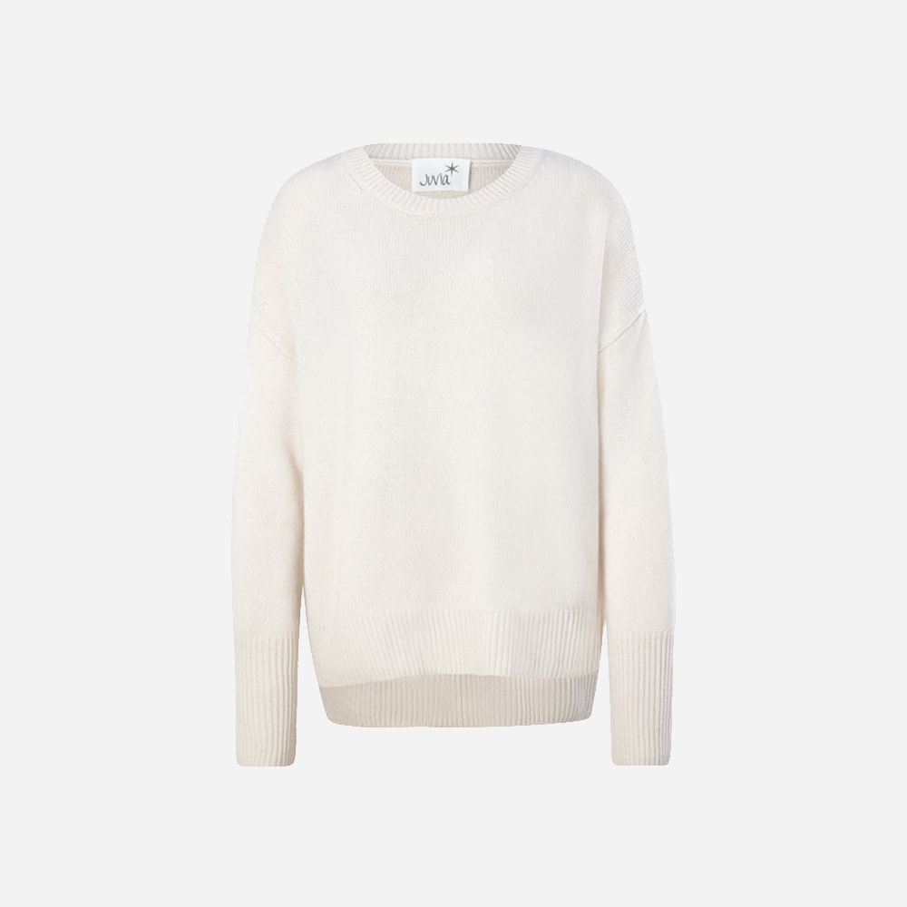 Pure Cashmere Sweater Eggshell