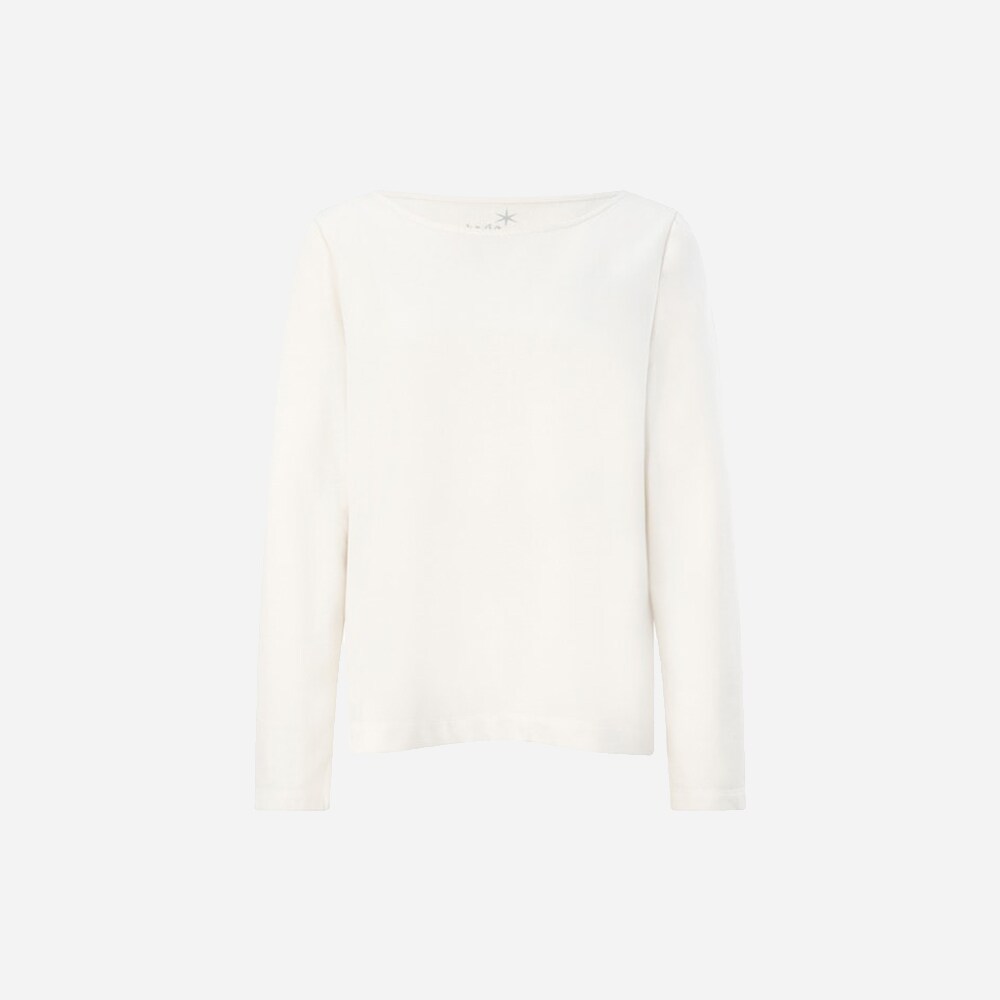 Fleece Sweater Fitted Eggshell