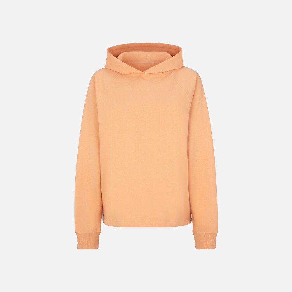 Fleece Hoodie Raglan Casual Fit - Mandarine