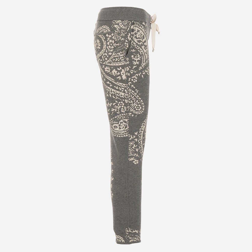 Light Fleece Trousers - Vintage Paisley Sf Graphite Mel.