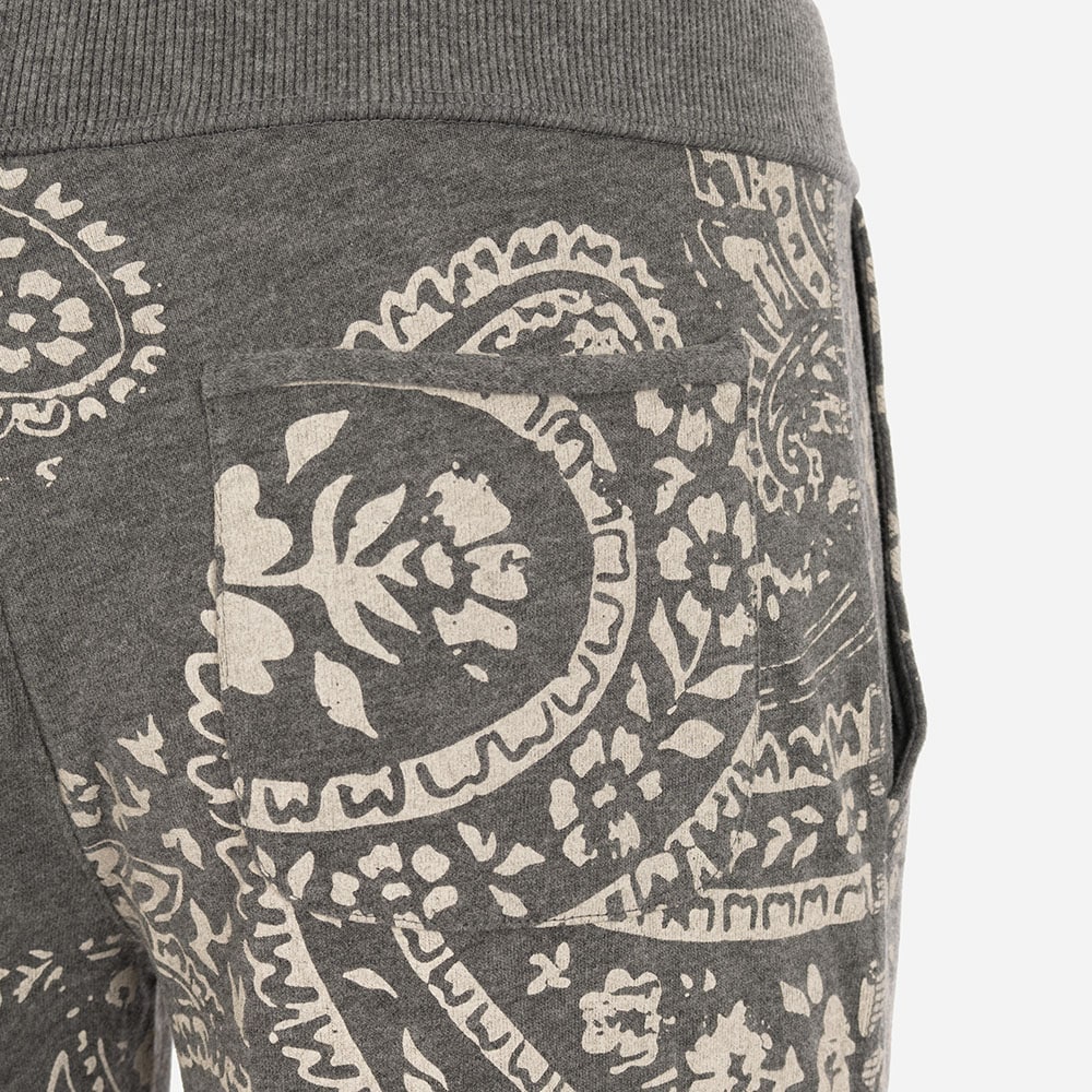 Light Fleece Trousers - Vintage Paisley Sf Graphite Mel.