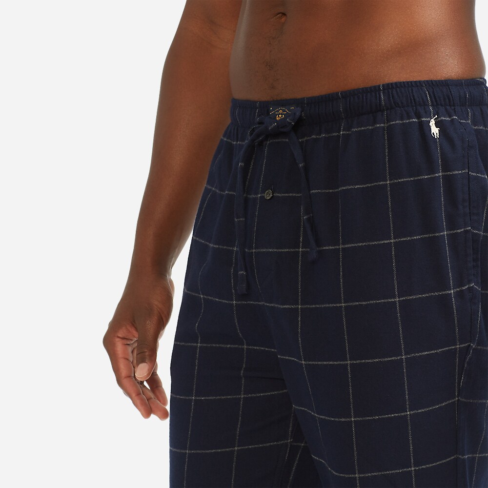 L/S Pj Set-Sleep Set Window Pane Plaid