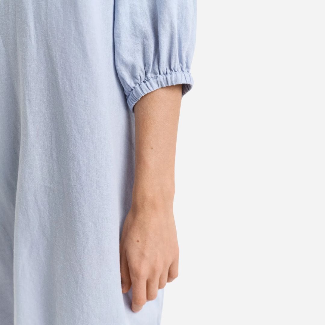 Linen Dress - Light Blue