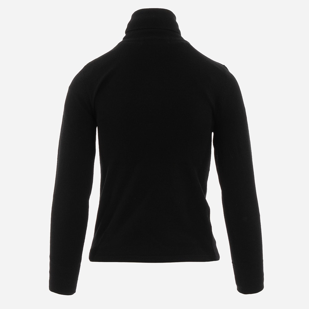 Merino Turtleneck Sweater Black