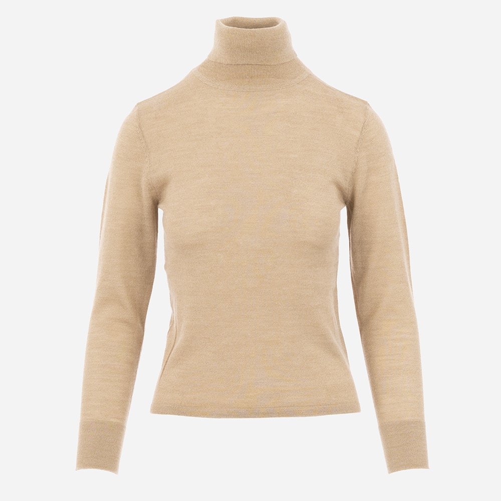 Merino Turtleneck Sweater Oatmeal Melange