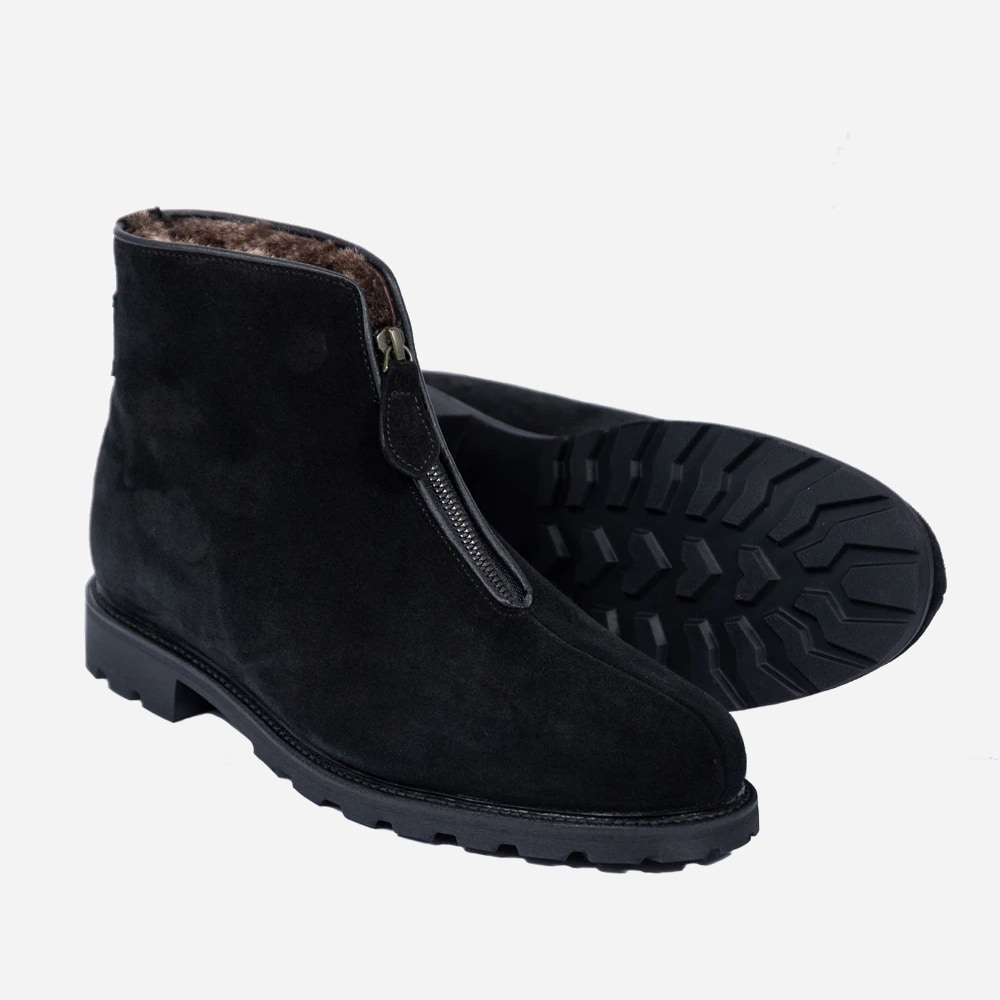 Apres Ski Black Suede