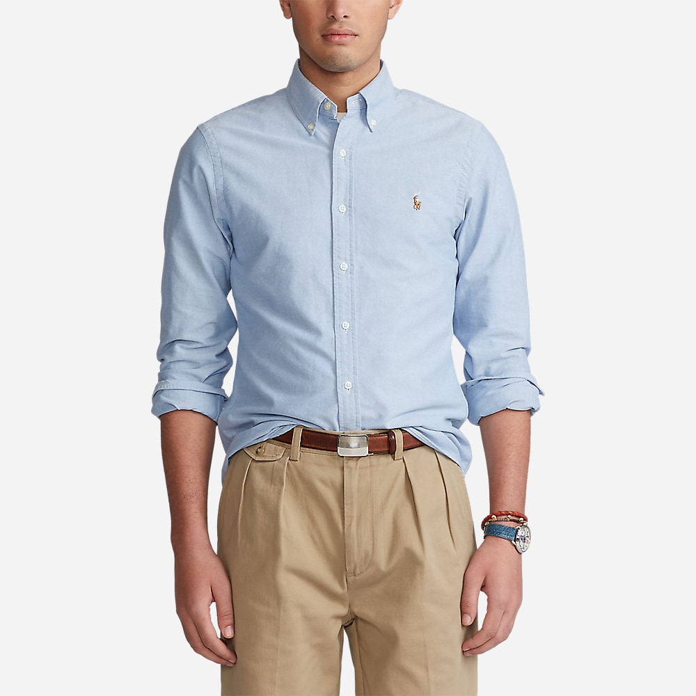 Slim Fit Oxford Shirt - Blue