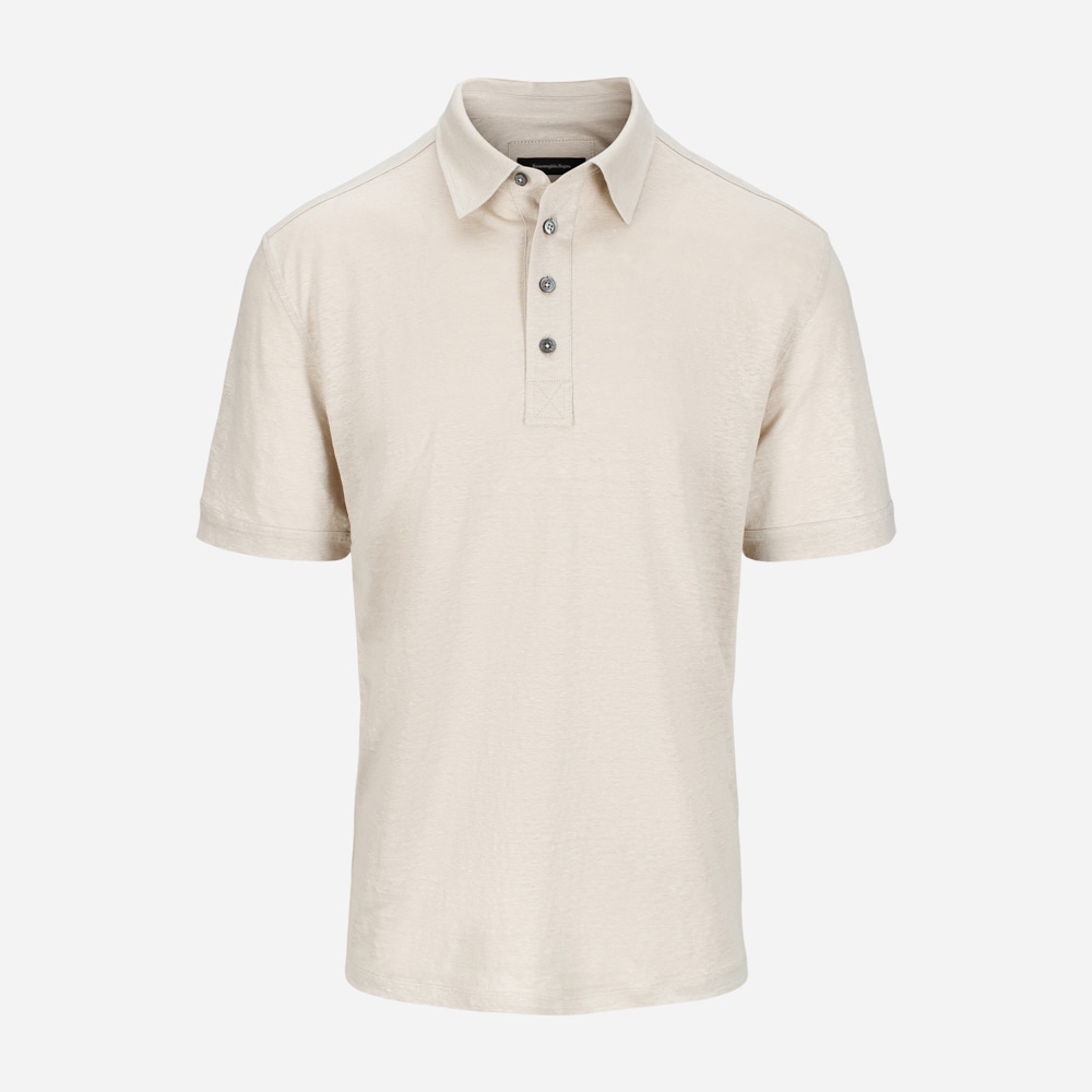 Pure Linen Polo 272 Beige