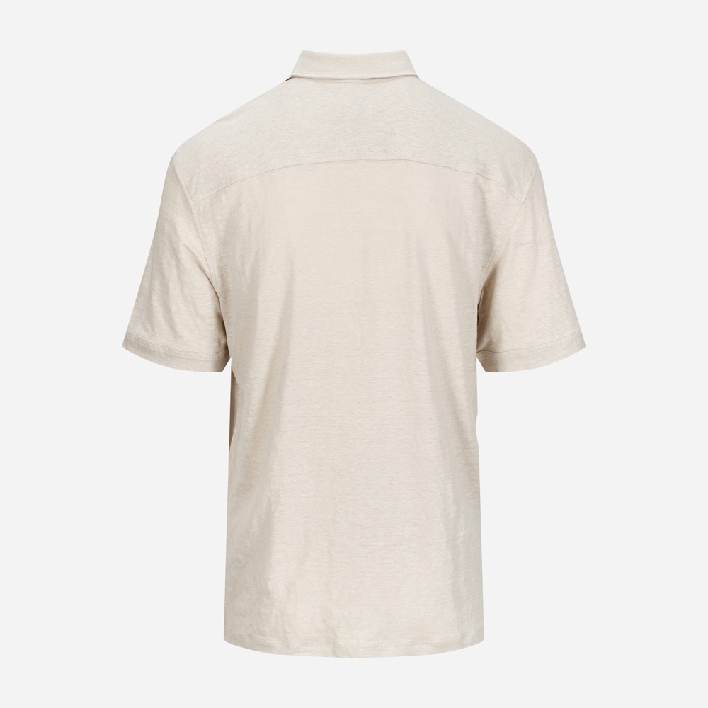 Pure Linen Polo 272 Beige