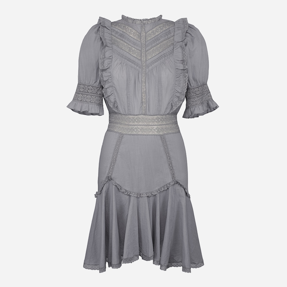 Ophelia Dress Dusty Blue