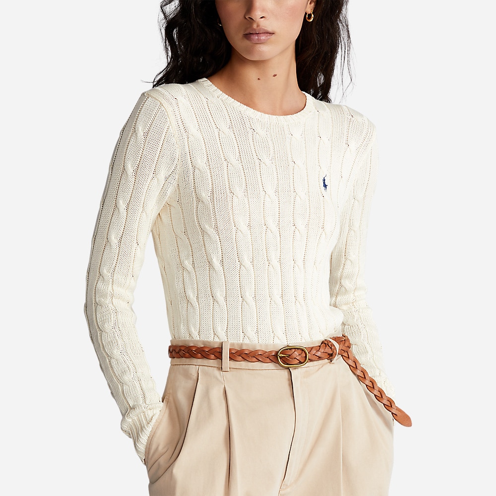 Julianna-Classic-Long Sleeve-Sweater Cream