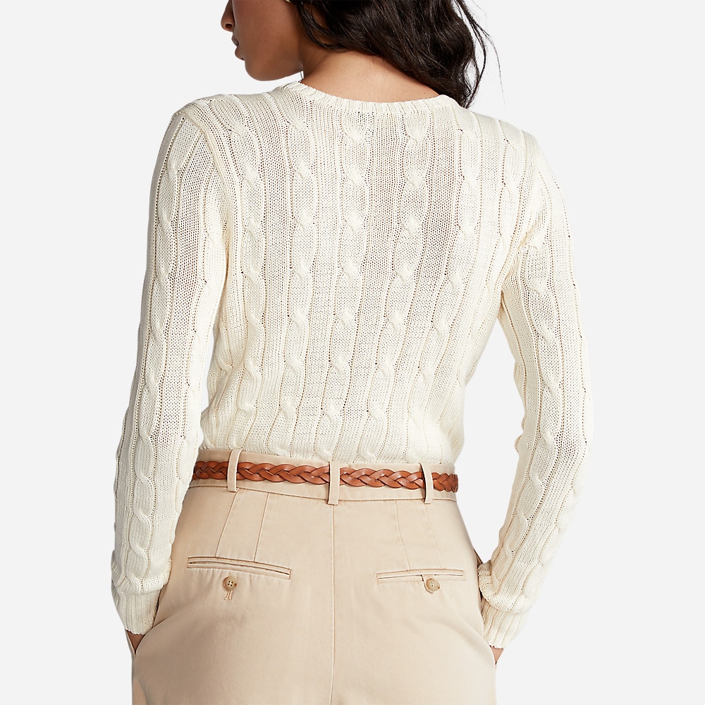 Julianna-Classic-Long Sleeve-Sweater Cream