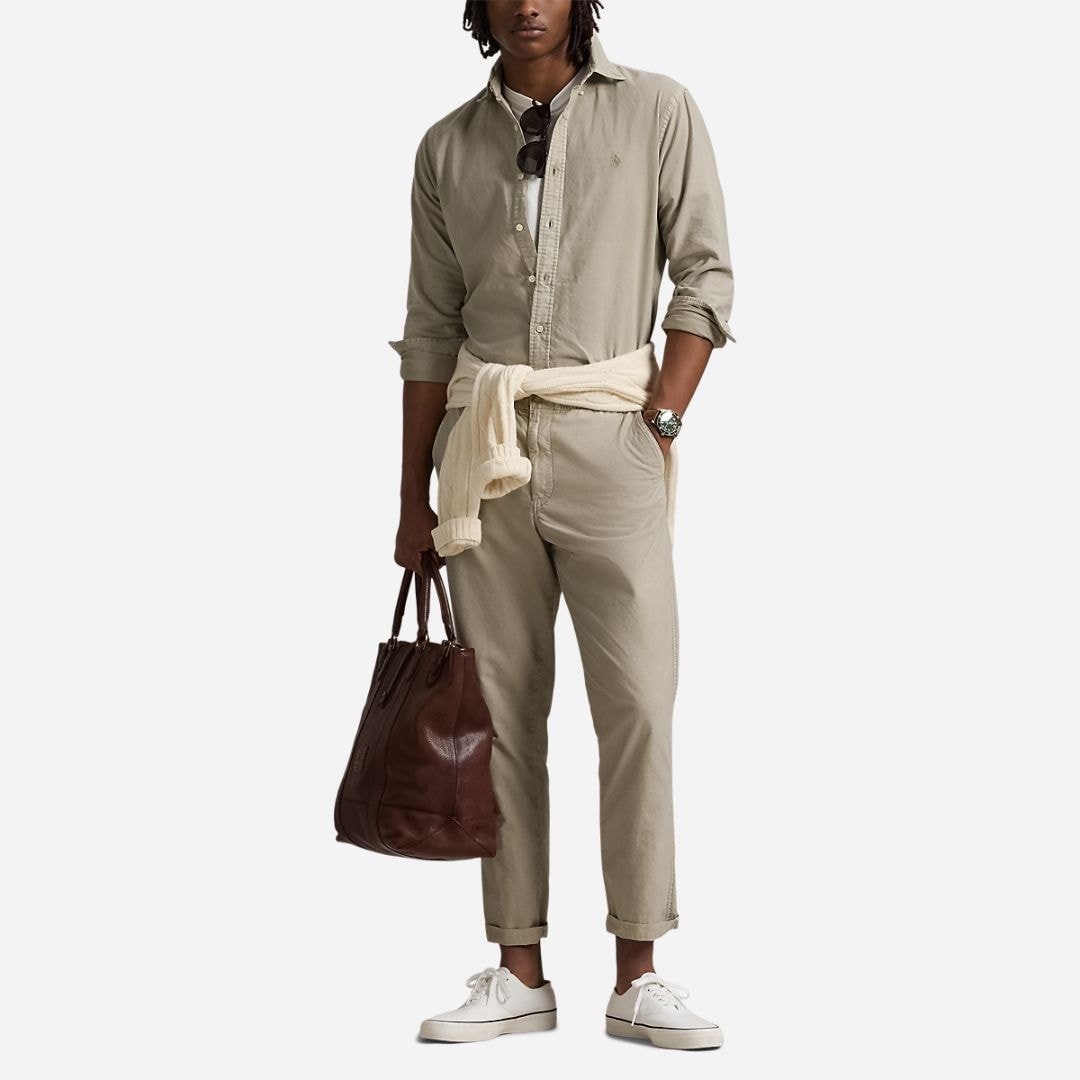 Polo Prepster Classic Mineral-Dyed Pant -  Olive