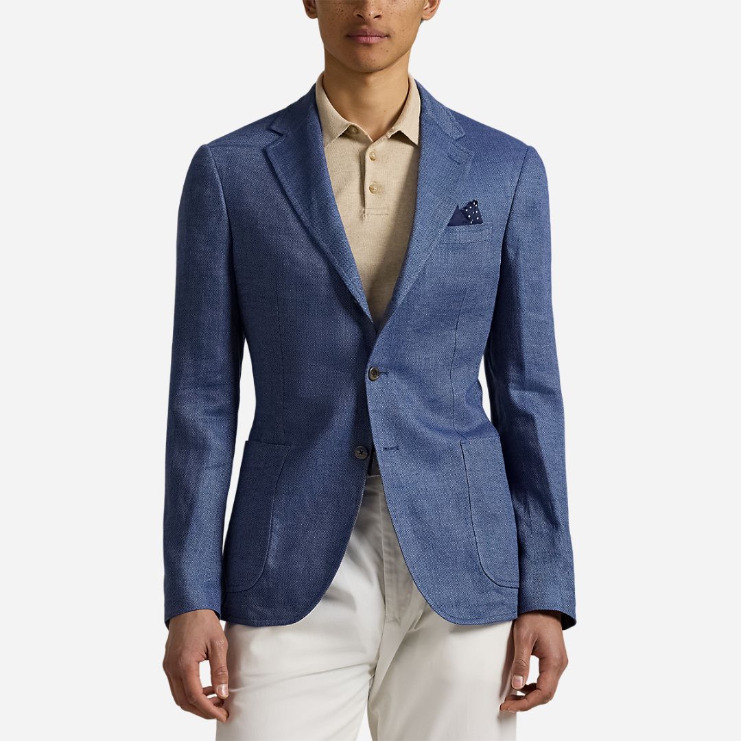 Polo Soft Modern Twill Sport Coat - Bright Navy