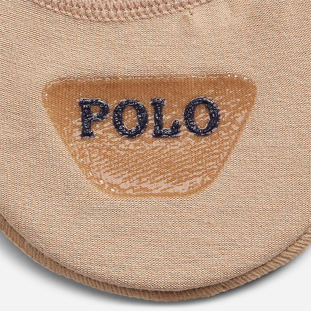 No Show Lin-No Show-3 Pack Khaki