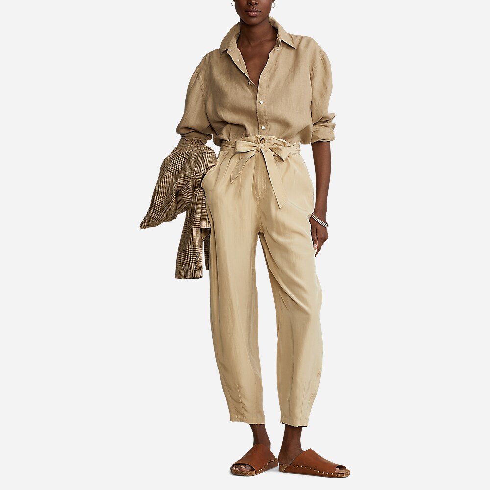Ls Ligh St-Long Sleeve-Blouse Khaki