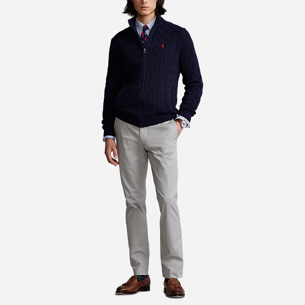 Lscablefzpp-Long Sleeve-Full Zip Hunter Navy