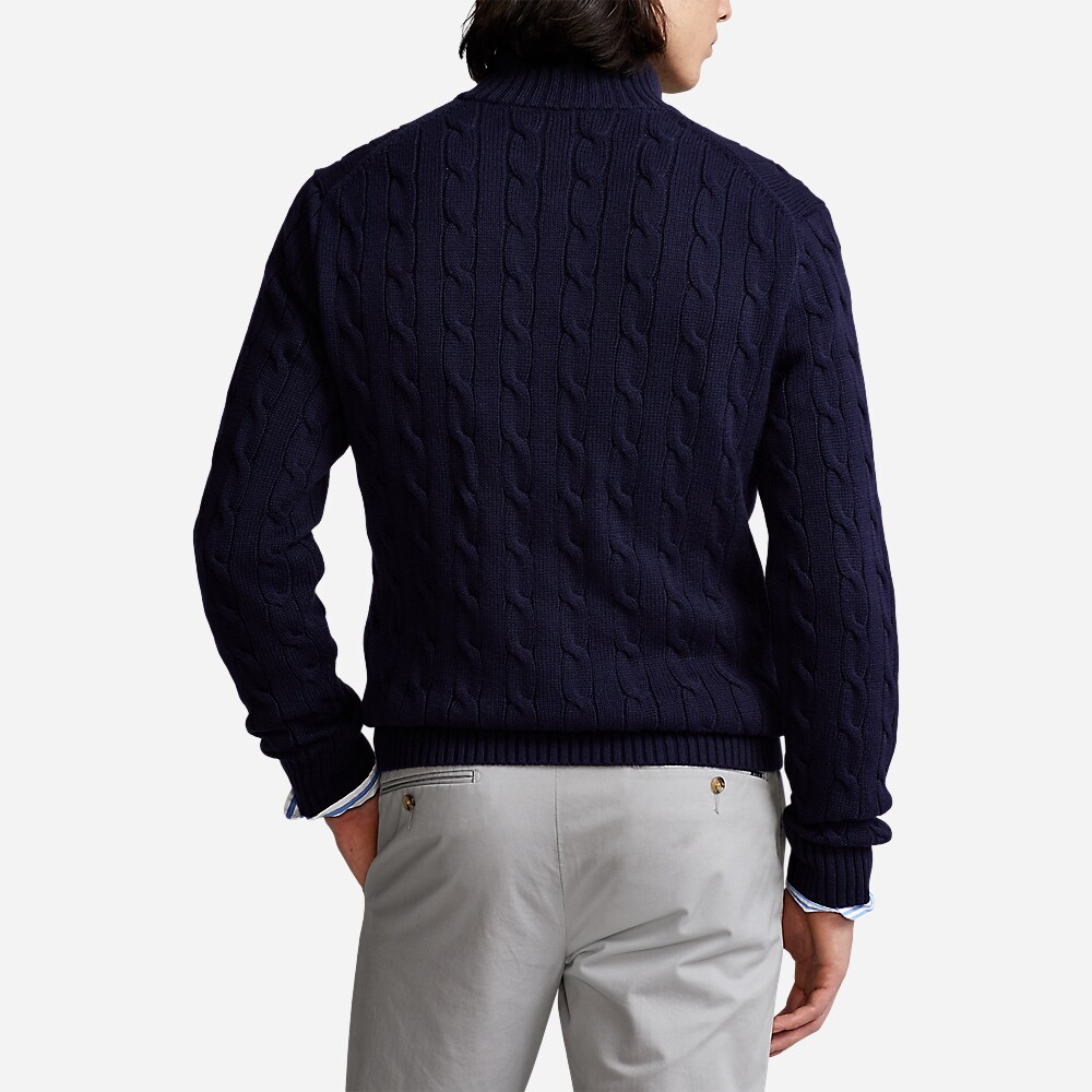 Lscablefzpp-Long Sleeve-Full Zip Hunter Navy