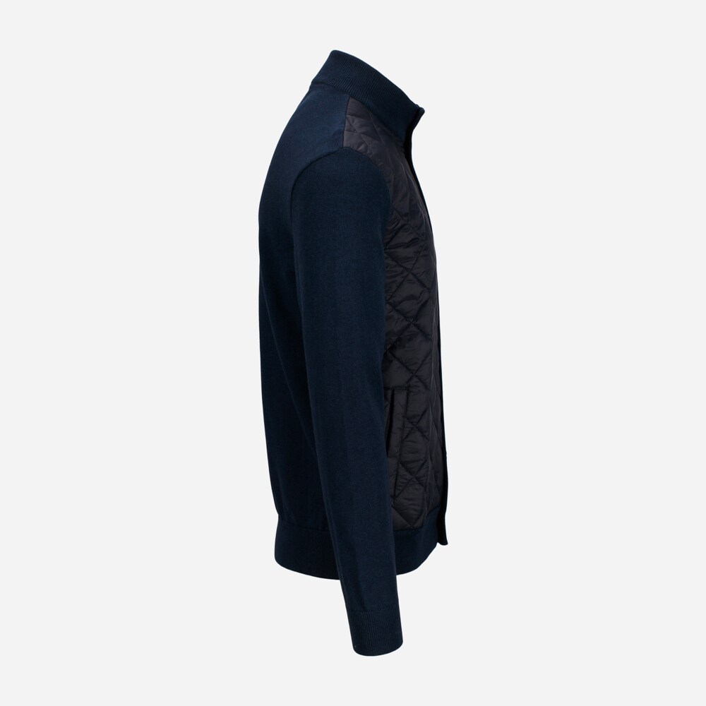 Quilted Snap Thru Navy