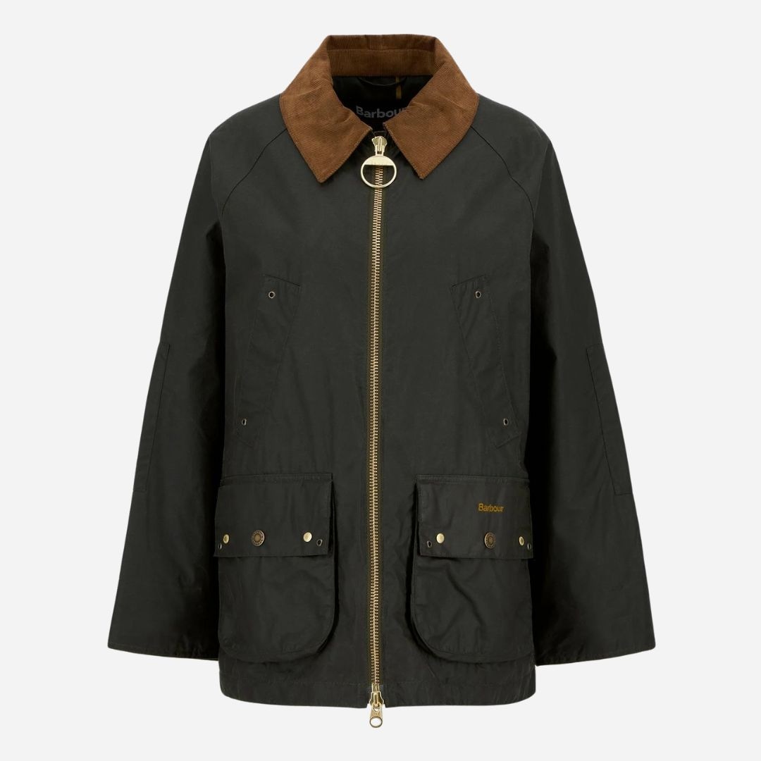 Raelynn Wax Jacket - Olive