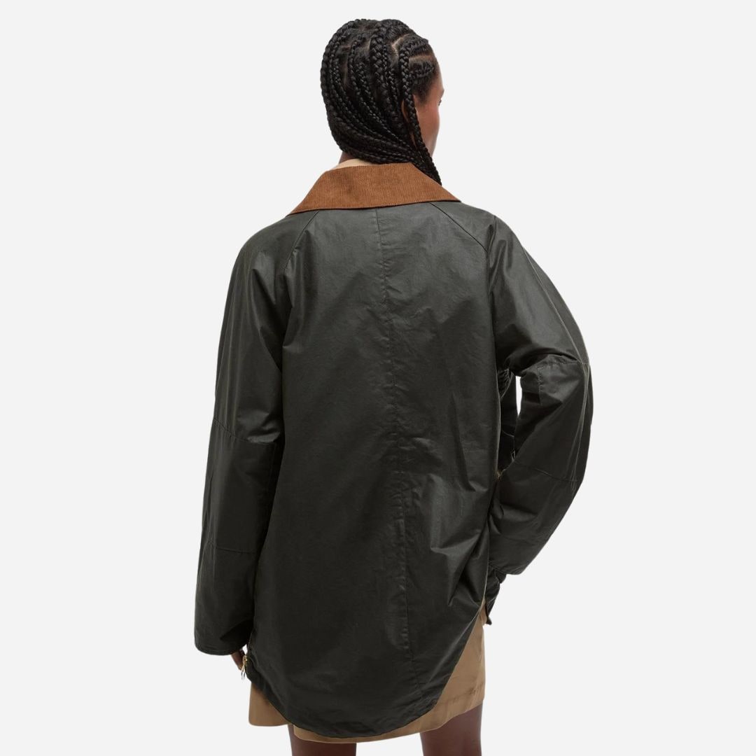 Raelynn Wax Jacket - Olive